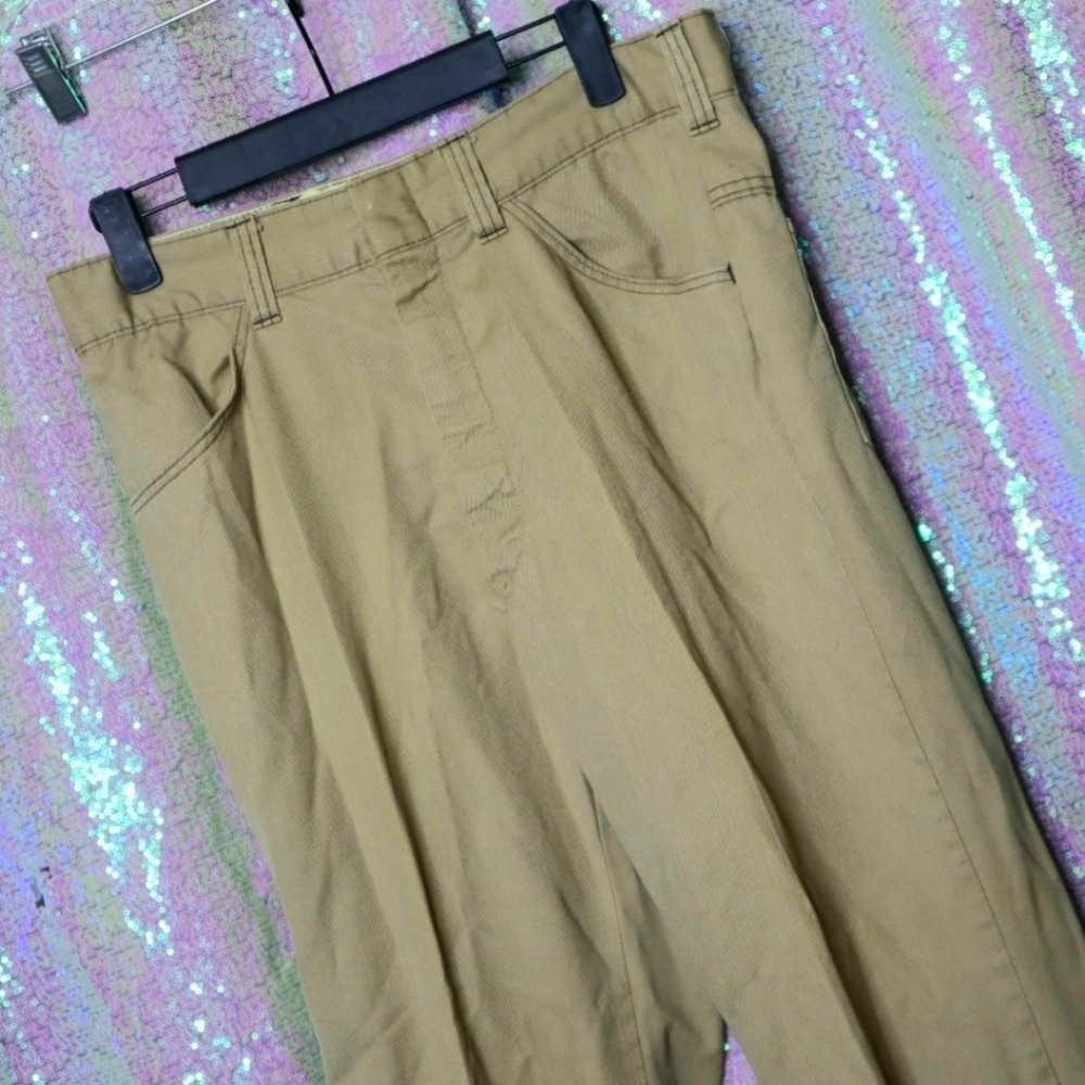 Brown Canvas Pants 30x31 Unbranded Mens Vintage Utility Work Casual Tan